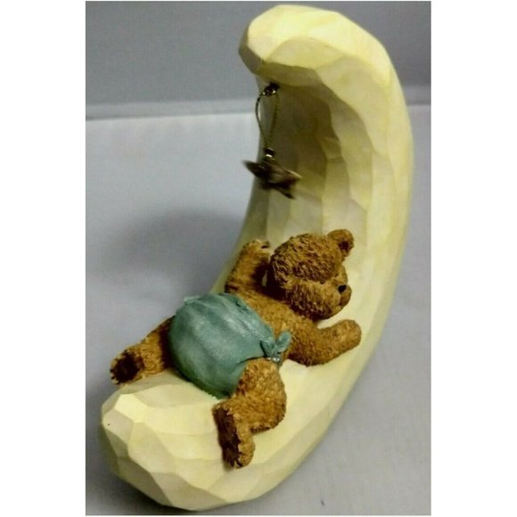 Baby Boyd's "Teddy Night Night" Coin Bank Figure (Baby Teddy on Moon) 2004 - Picture 9 of 11
